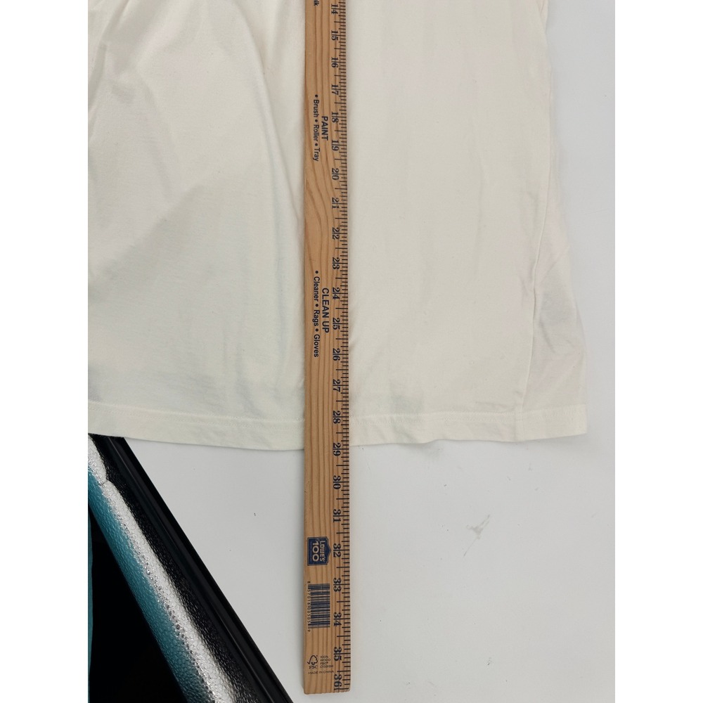 Le Coq Sportif T-Shirt Mens XL White Cotton Short Sleeve Embroidered Logo Tee - Picture 8 of 10